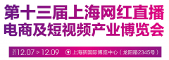 展会标题图片：第十三届上海网红直播电商及短视频产业博览会