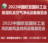 展会标题图片：2022中国欧亚国际工业除湿机及空气净化设备展览会