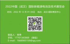 展会标题图片：2022（武汉）国际新能源电池展/2022新能源汽车及充电桩技术展一起相约武汉