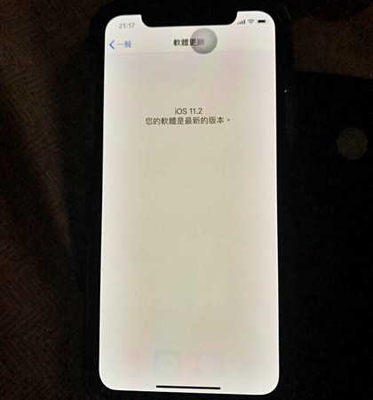 深圳罗湖区苹果维修-iPhoneX OLED烧屏残影真机图出现