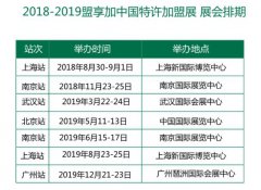 展会标题图片：2019年盟享加中国武汉特许加盟展